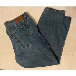 Hooey x Rock and Roll Denim Mens Double Barrel Stackable Relaxed Jeans 38 x30